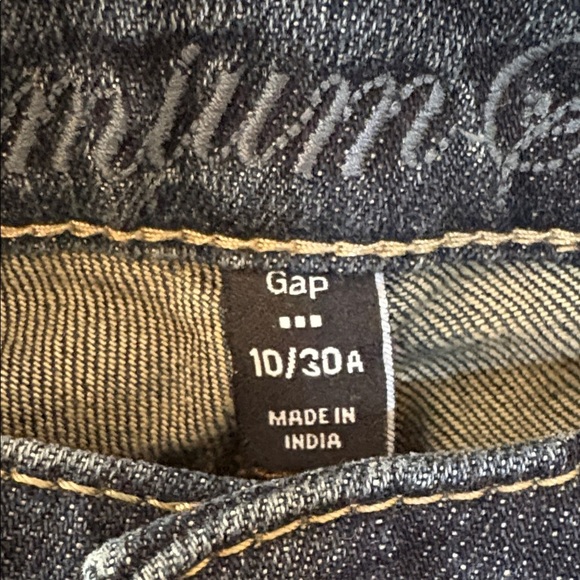 GAP Women's Dark Wash Ankle Jeans Size 10/30 - Picture 2 of 6